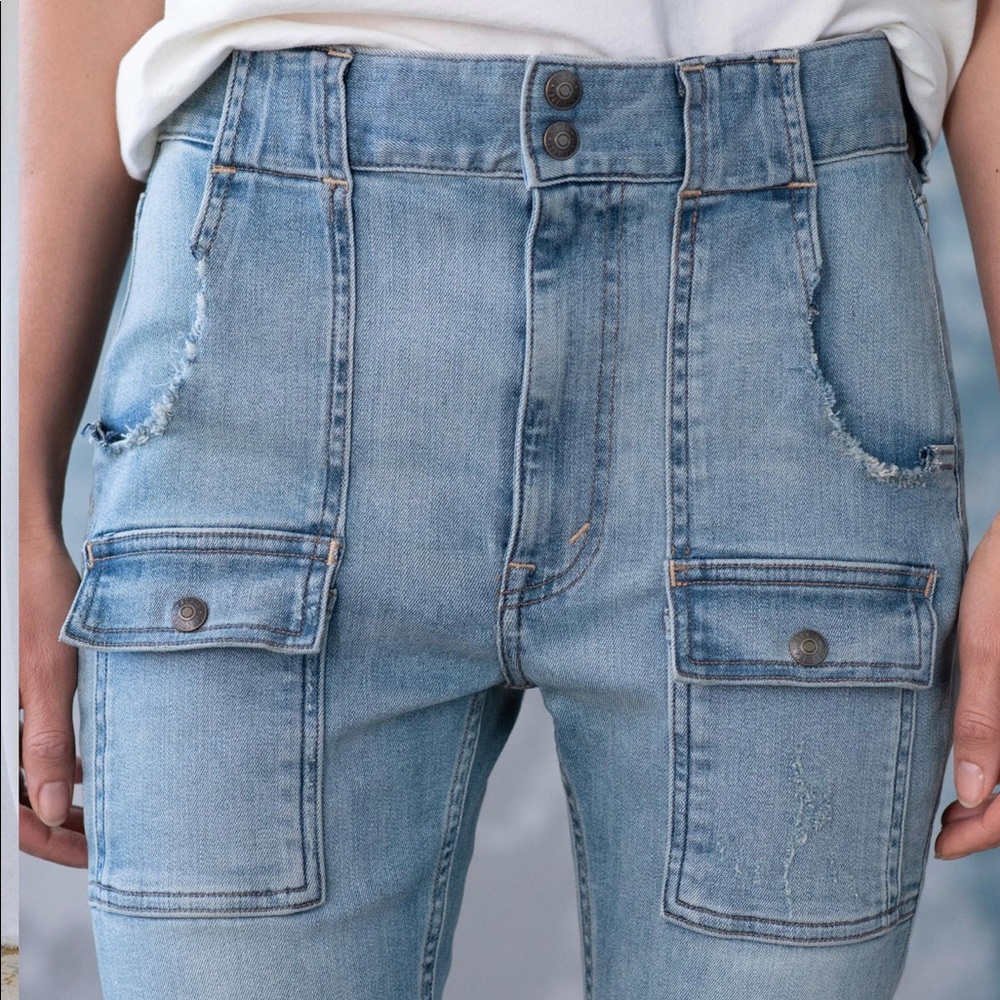 Edwin “Rylee” jeans. Relaxed “worn” utility style. New with tags. Made in USA.
